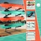 Rad Sportz Kayak Storage Rack - 4-Level Freestanding Stand with Padded Arms, 400lb Capacity by 83-7002 - alternate 3